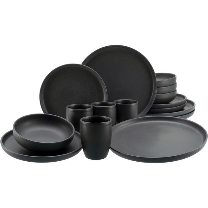 Столовий сервіз Creatable Uno на 4 персони 16 пр. Чорний (33494237) Столовий сервіз Creatable Uno на 4 персони 16 пр. Чорний (33494237)