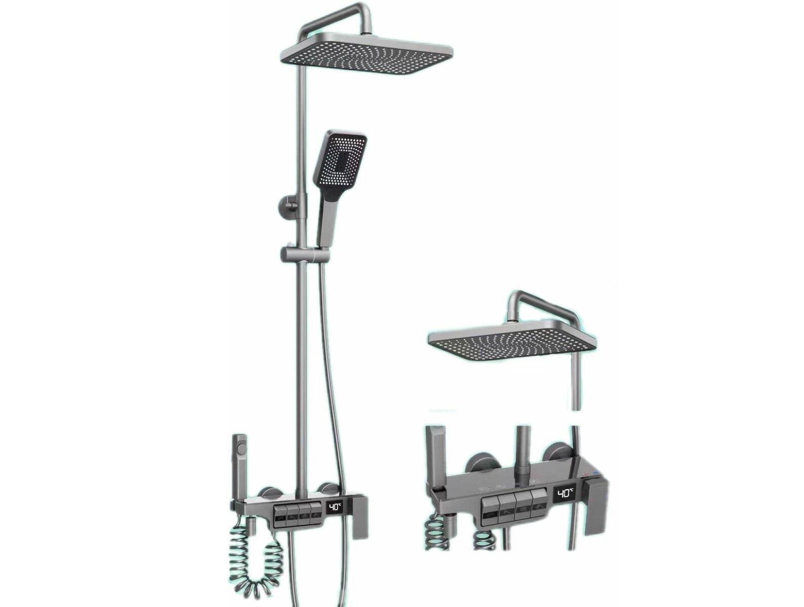 Душова колона Platinum 1634 c термостатом (10682378) - фото 2