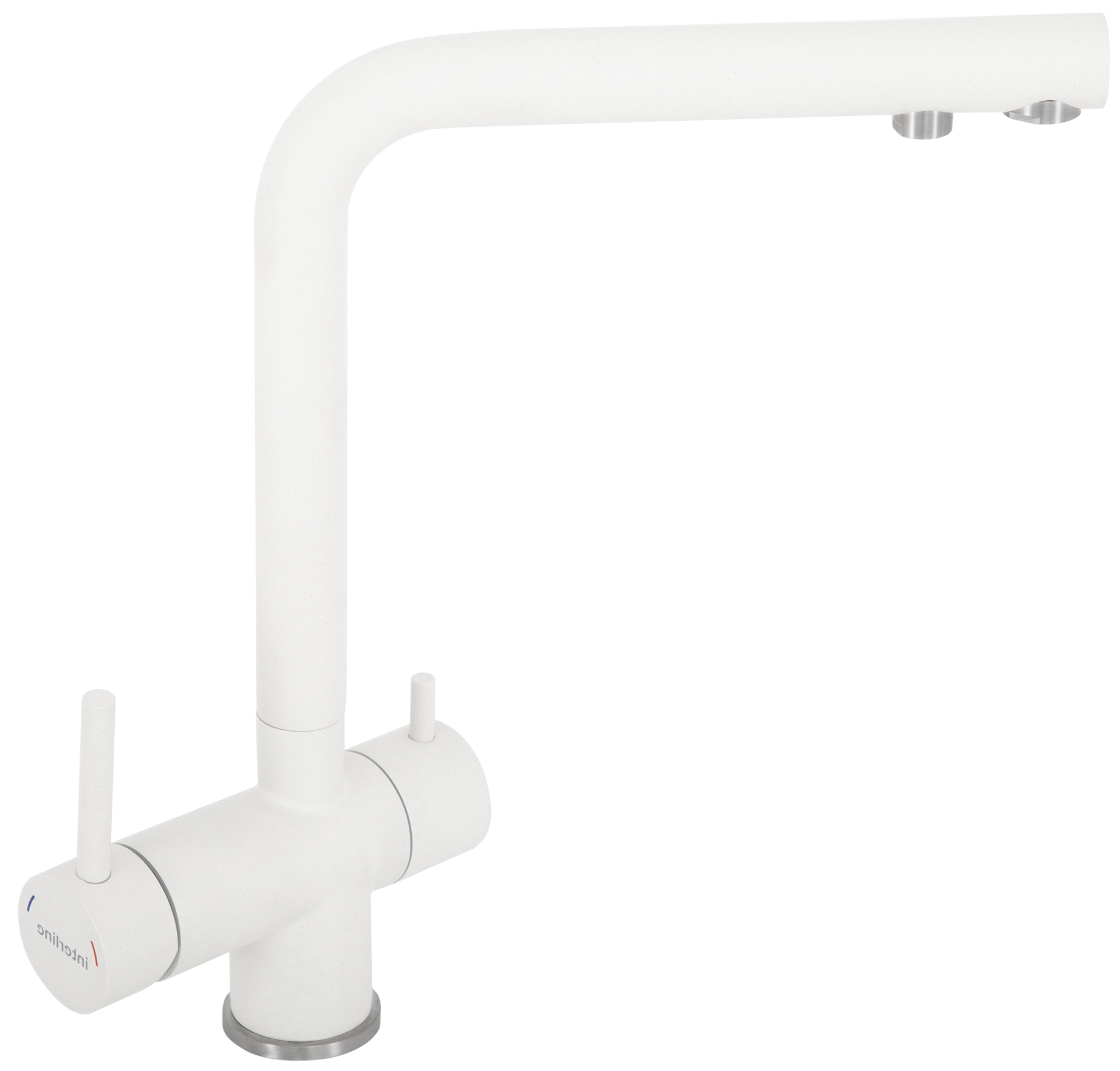 Смеситель для кухни Mix Белый (16403)