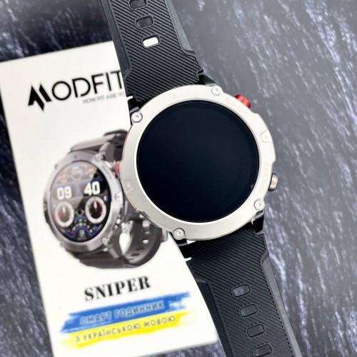 Смарт-часы Modfit Sniper Black/Silver - фото 2