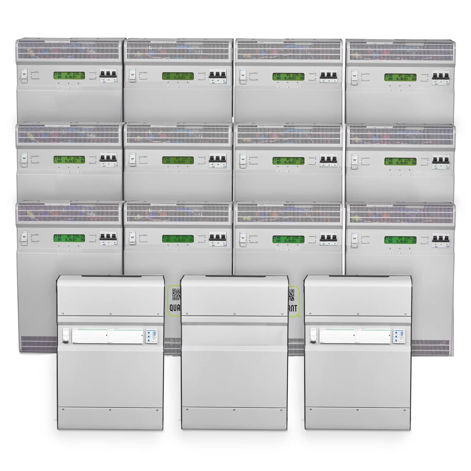 Стабилизатор напряжения инверторный Quant-216 трехфазный 216 kW Grey (QUANT-216-3F)
