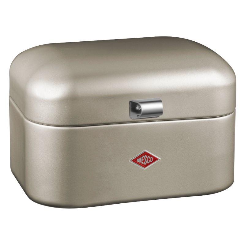 Хлебница стальная Wesco Mini Grandy с откидной крышкой Серебряный (235101-03)