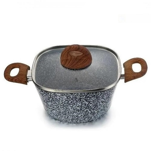 Казан-кастрюля Edenberg EB-3961 с крышкой и гранитным покрытием 2,8 л 20x10,5 см