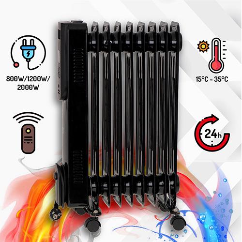 Обогреватель масляный Camry CR 7810 9 секций c пультом - фото 10 Обогреватель масляный Camry CR 7810 9 секций c пультом - фото 10