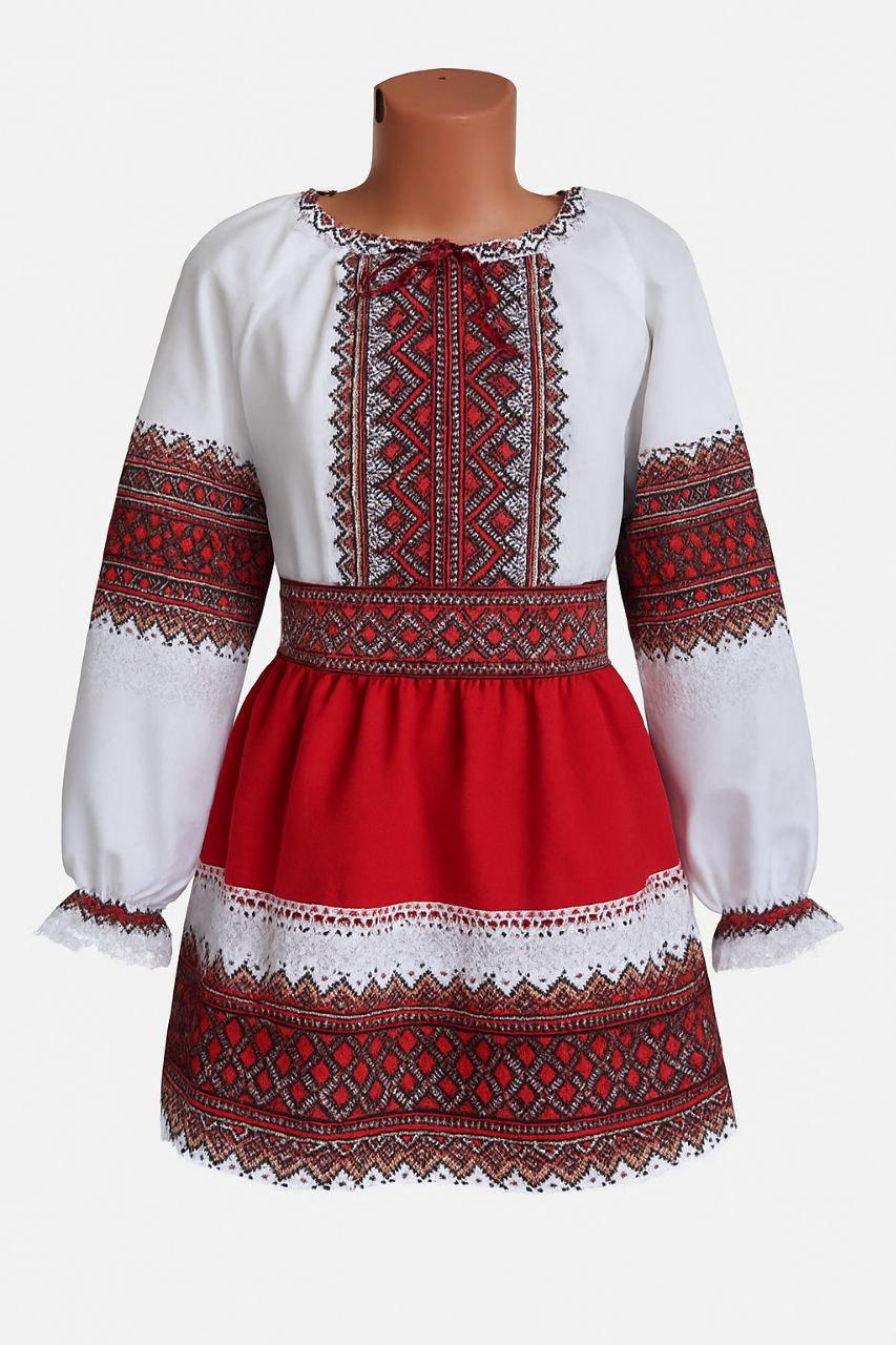 Плаття-вишиванка для дівчинки на 7 років 122 см (1924221798)
