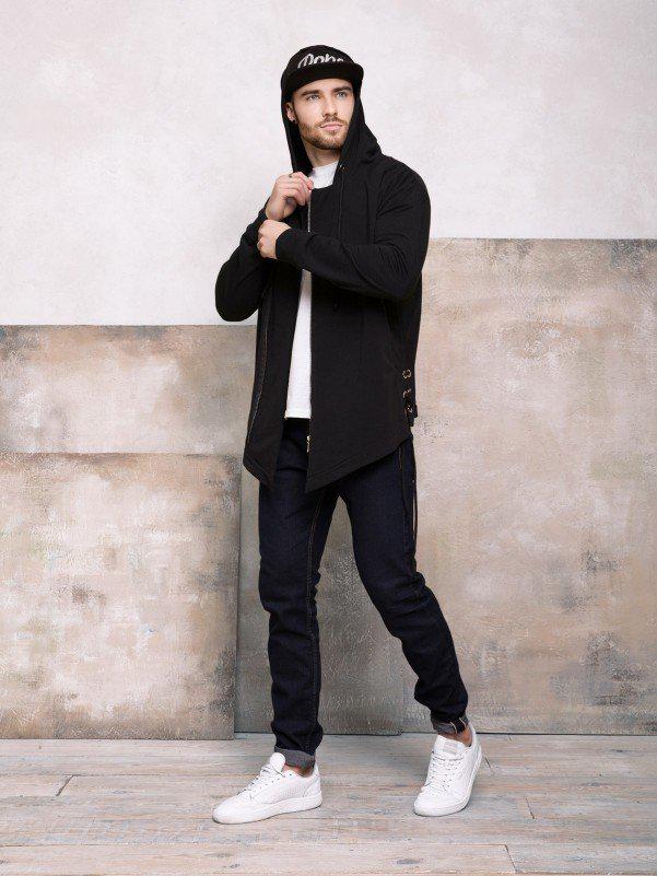 Мужская толстовка ISSA Plus XXL Черный (SA-135)