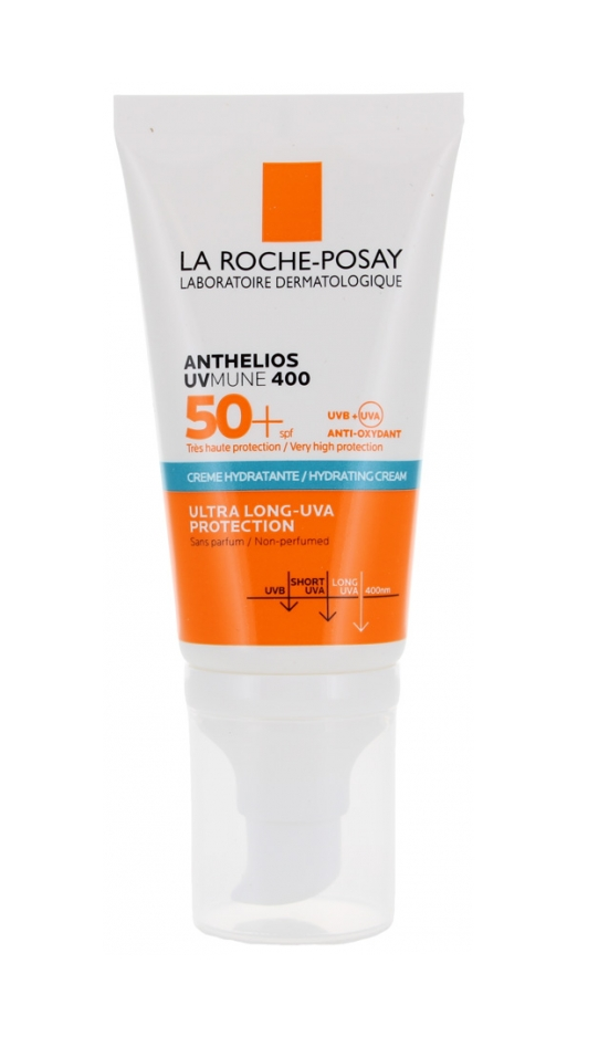 Крем солнцезащитный увлажняющий La Roche-Posay Anthelios UVMune 400 Hydrating Cream SPF50+ без аромата 50 мл (24972850)