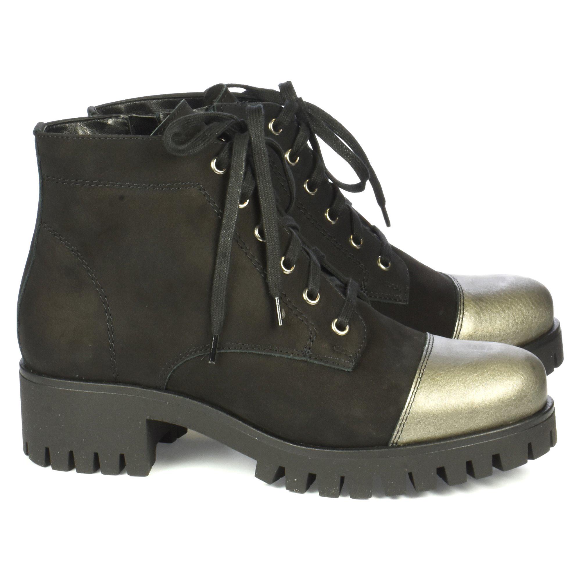 Черевики осінні жіночі Contes р. 39 Чорний/Сірий (05339-39) - фото 4 Черевики осінні жіночі Contes р. 39 Чорний/Сірий (05339-39) - фото 4