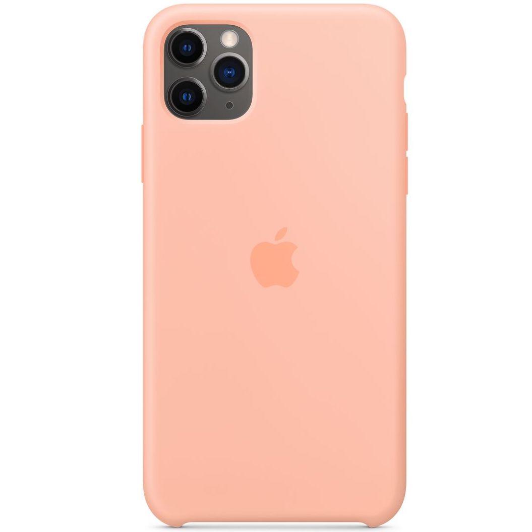 Силиконовый чехол накладка Apple Silicone Case for iPhone 11 Pro Max, Grapefruit (HC)