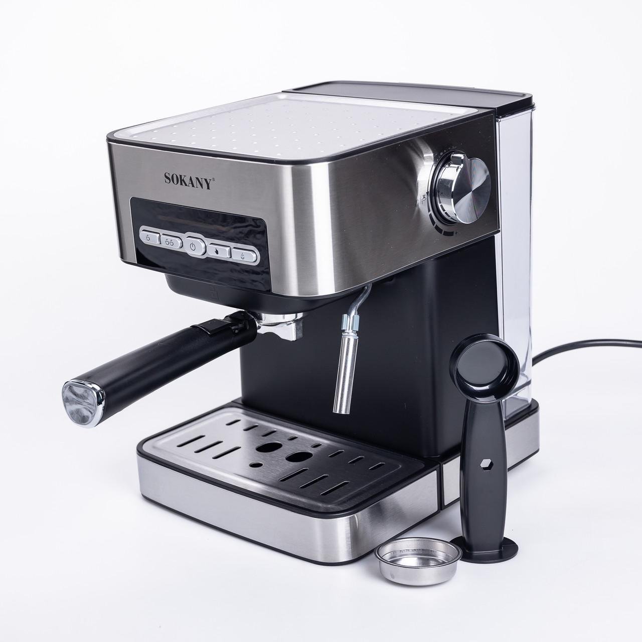 Кофеварка электрическая SK-6862 со вспенивателем для молока 1,6 л - фото 2 Кофеварка электрическая SK-6862 со вспенивателем для молока 1,6 л - фото 2