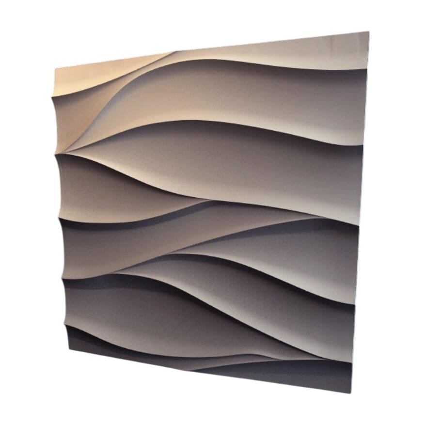 3D-панель гипсовая Нежность 500x500x18 мм Белый (30219307)