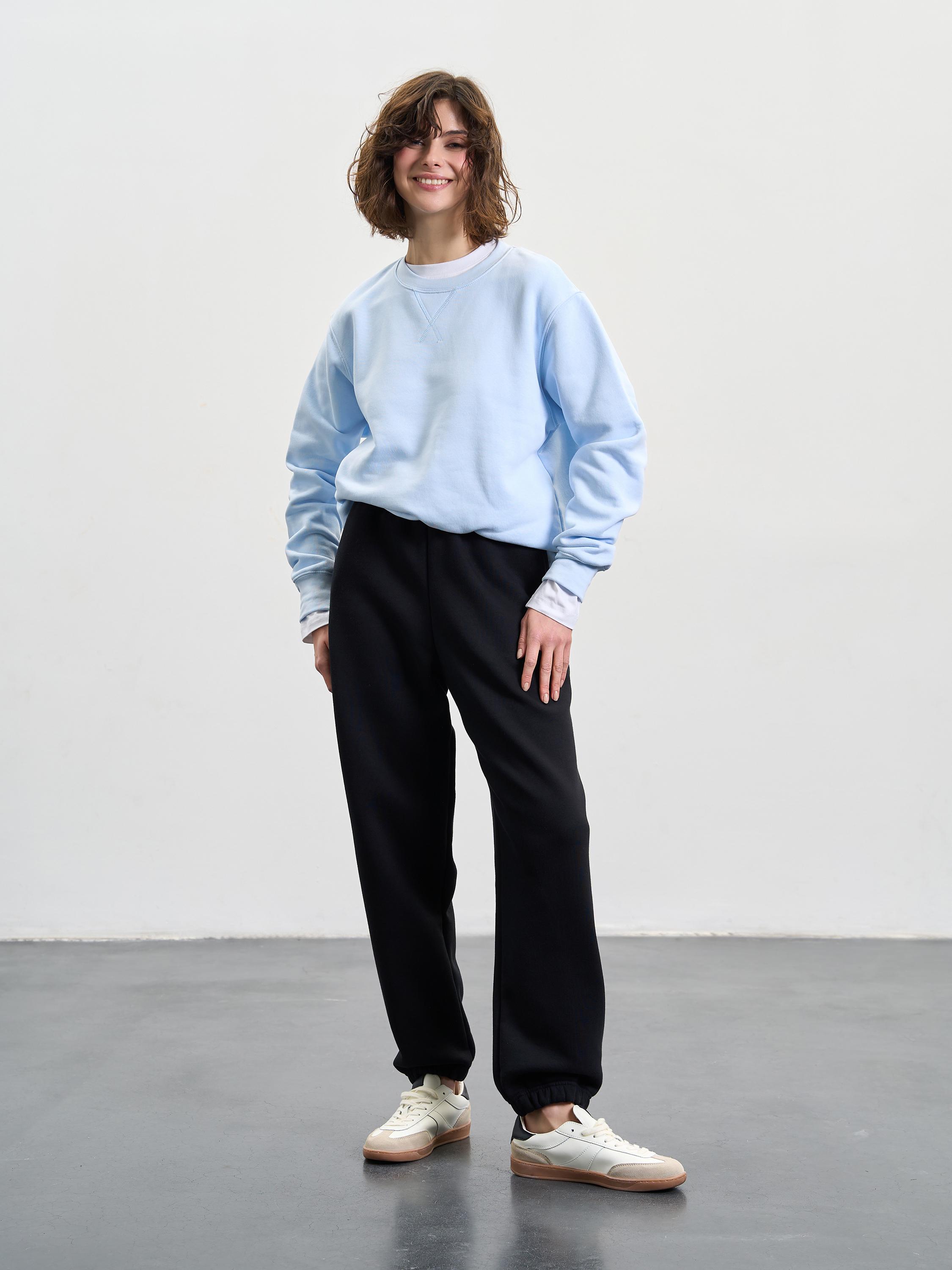 Свитшот женский утепленный ROZA 240428 S Морозный голубой (4824005710186) - фото 2 Свитшот женский утепленный ROZA 240428 S Морозный голубой (4824005710186) - фото 2