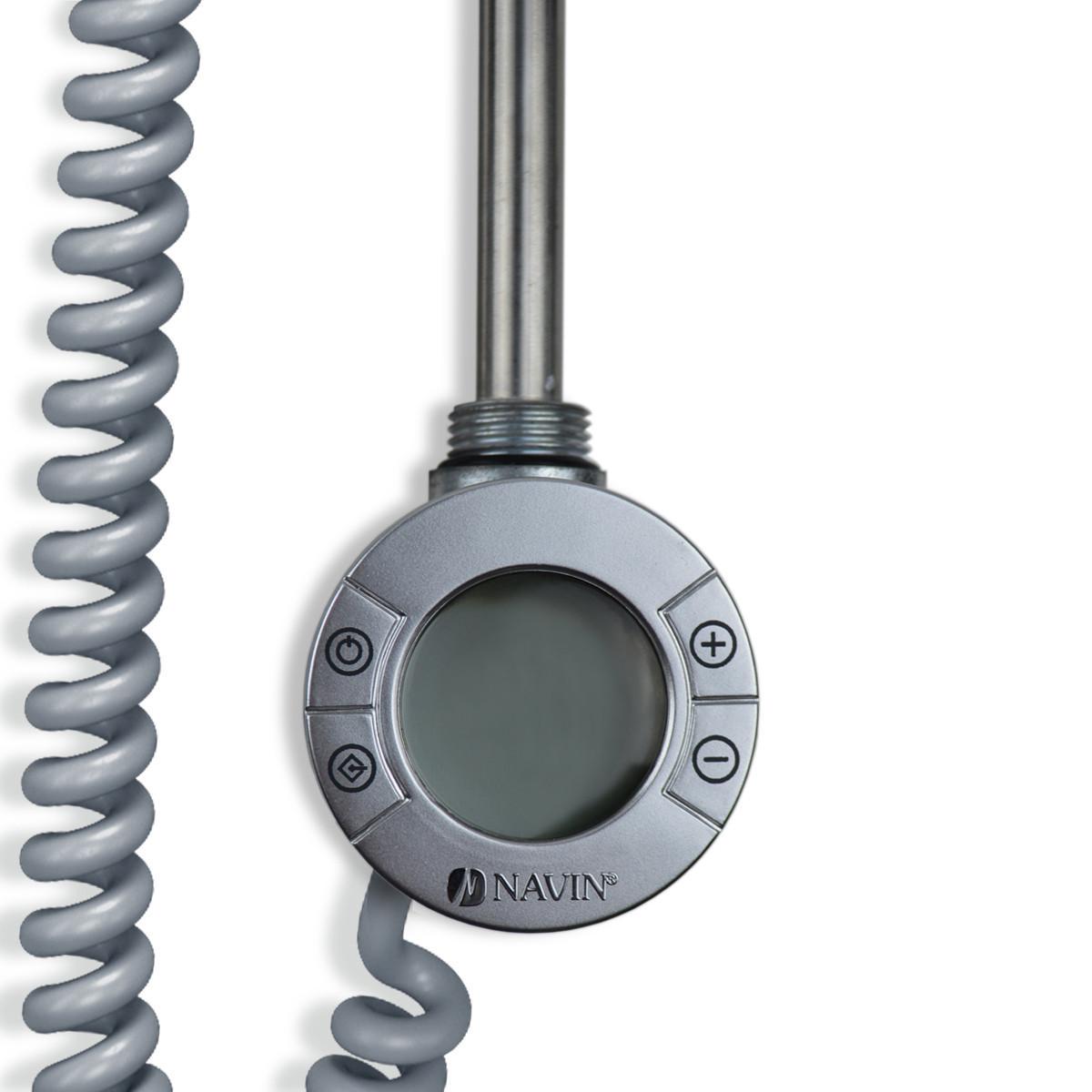 ТЭН для полотенцесушителя NAVIN Sigma 300W с функцией программирования Серый (690) - фото 3