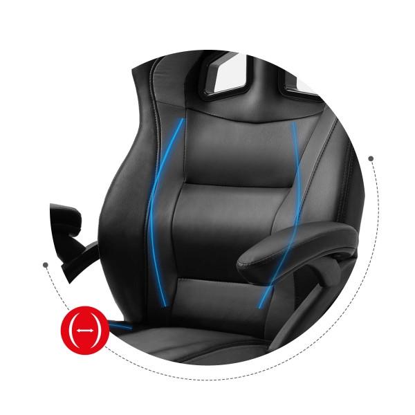 Крісло геймерське Huzaro Force 4.2 Black-grey - фото 6