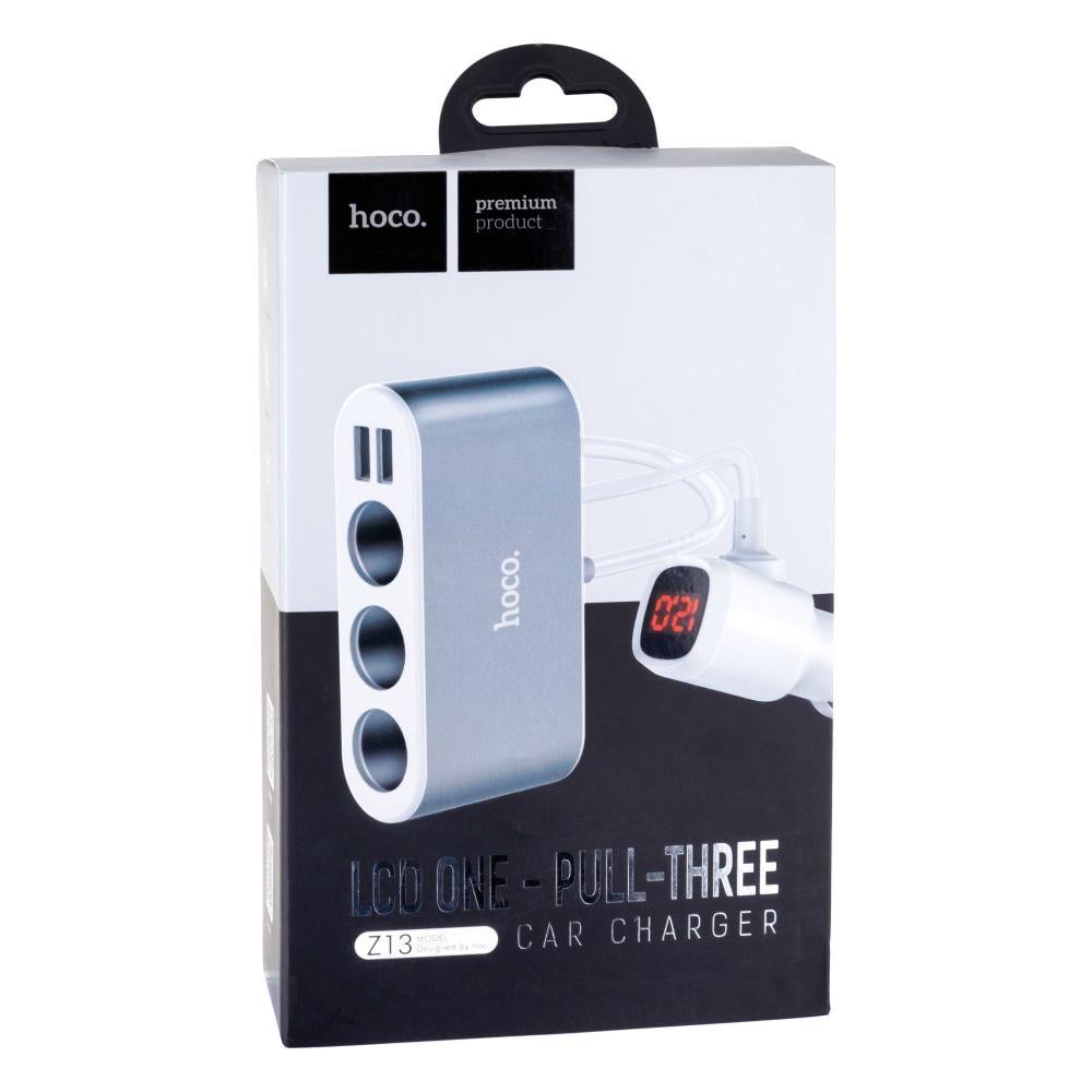 Зарядний пристрій автомобільний Hoco Z13 LCD (29305420)