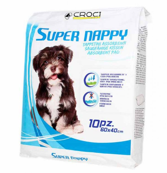 Пелюшки для собак CaniAMici Super Nappy 60х40 10 шт. (00000002891)