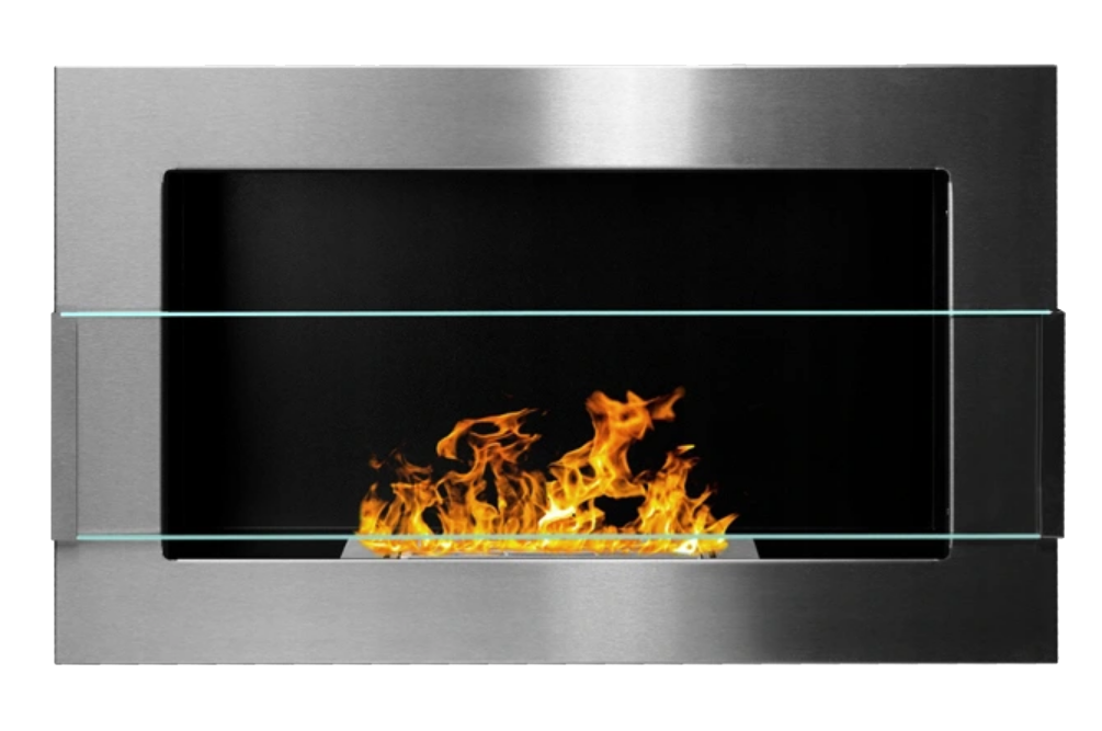 Биокамин GMT Inox + стекло (8491786)