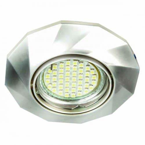 Точечный светильник поворотный Feron DL6021 MR16 GU5.3 50W круг Хром (11196)