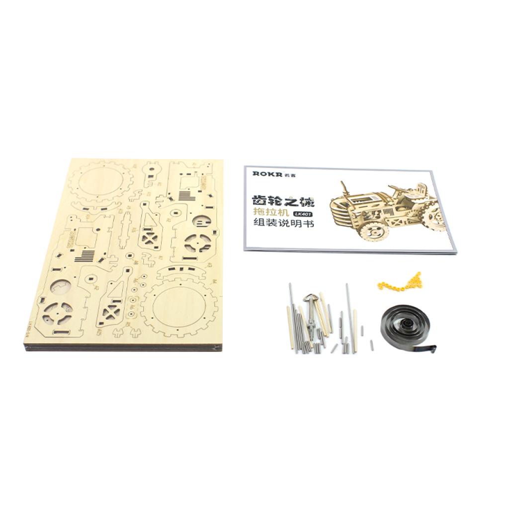 Конструктор деревянный 3D Robotime LK401 Трактор для детей подростков (1378425) - фото 4 Конструктор деревянный 3D Robotime LK401 Трактор для детей подростков (1378425) - фото 4