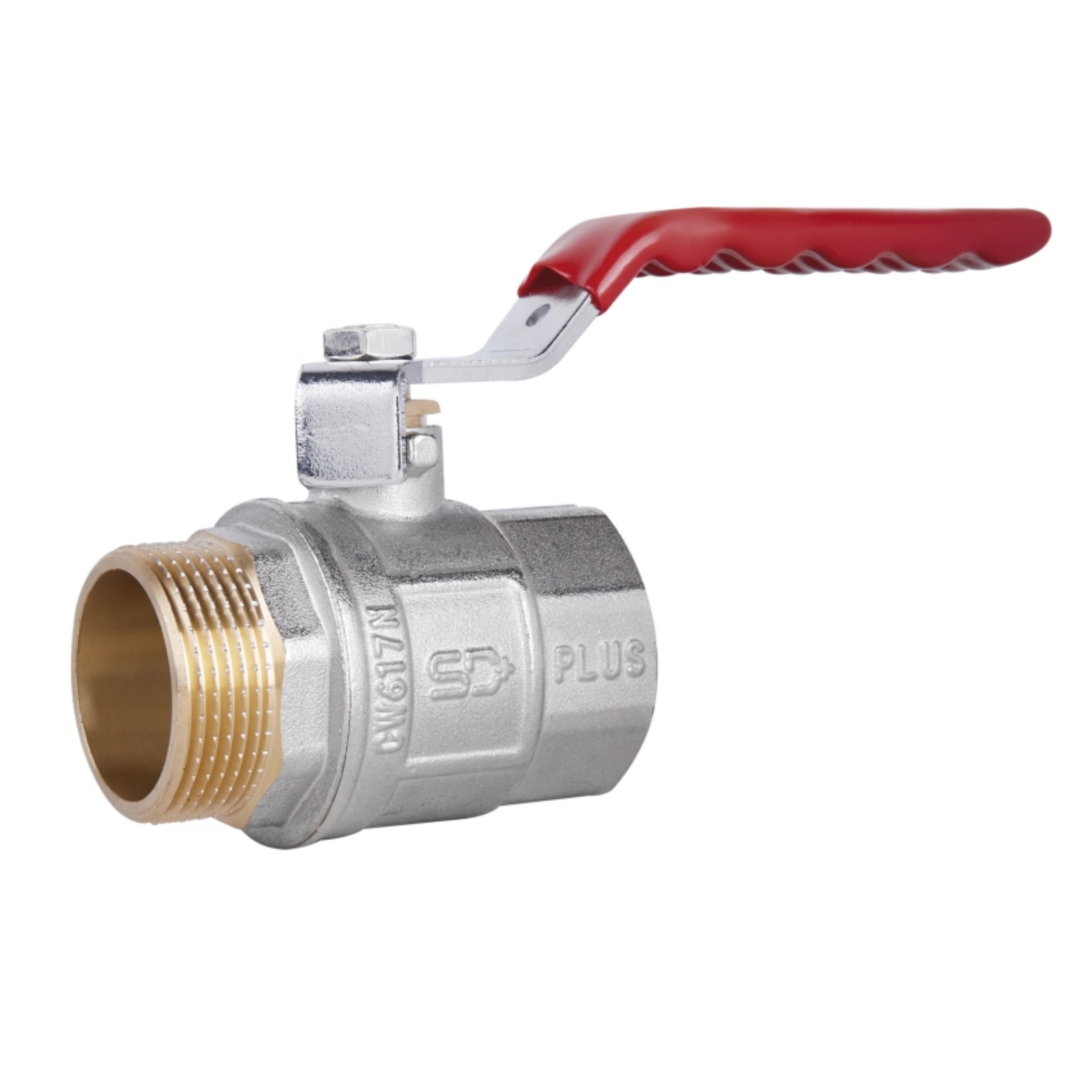 Кран шаровой SD Plus 1" 1/4 ВН для воды рычаг (SD605NW32PN40)