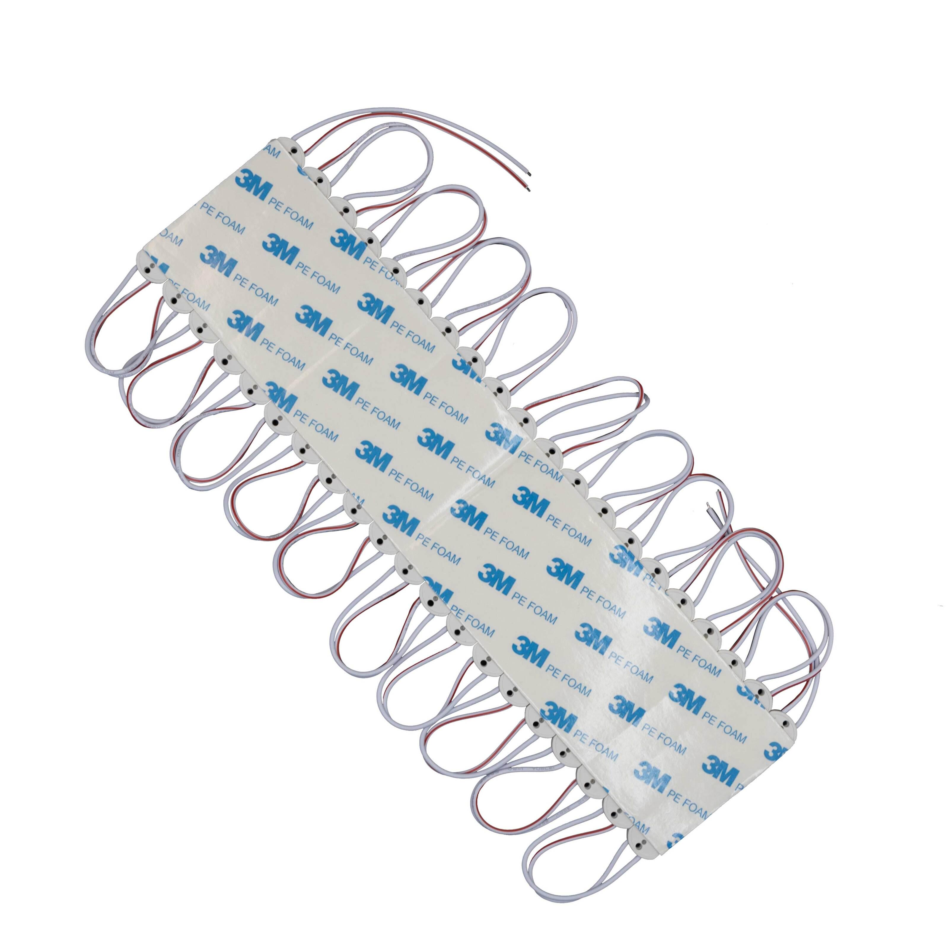 Светодиодный модуль Prolum T1 SMD2835 3 LED 12V 0,72W IP66 с линзой Белый (321008) - фото 3 Светодиодный модуль Prolum T1 SMD2835 3 LED 12V 0,72W IP66 с линзой Белый (321008) - фото 3