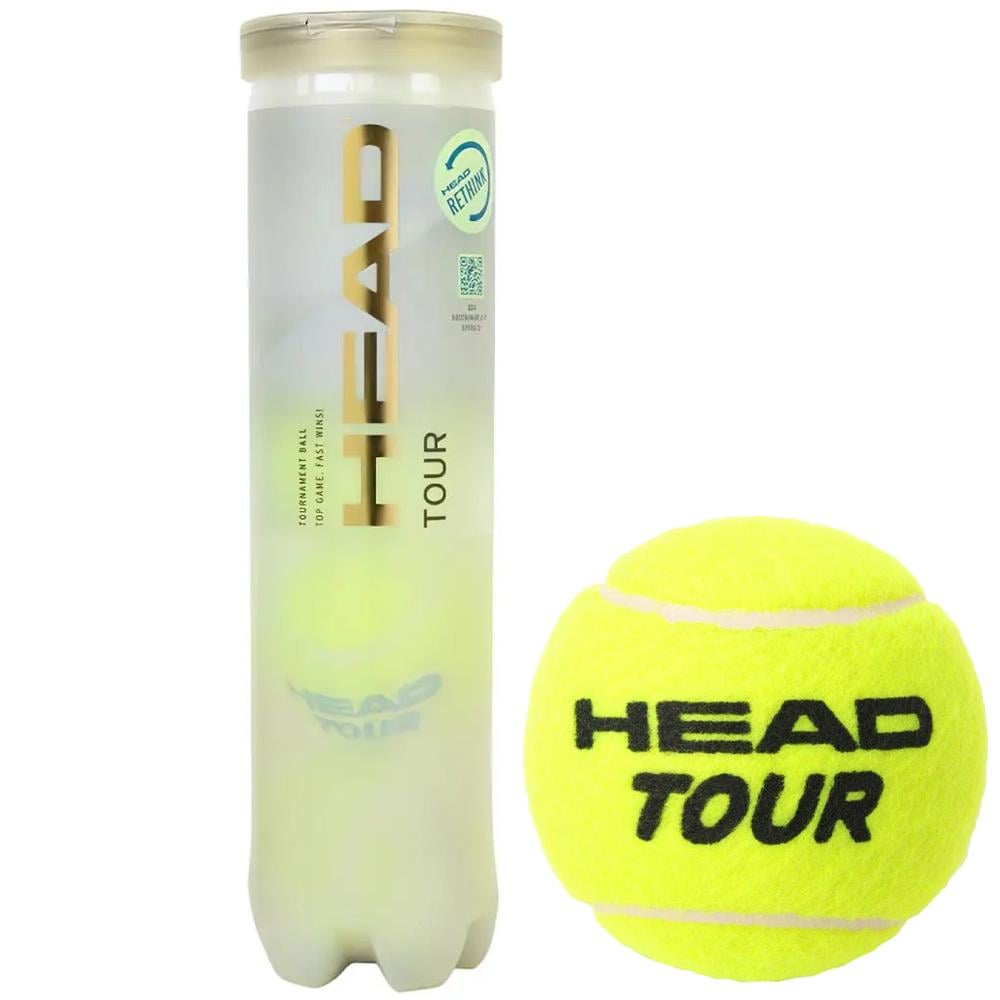 М'ячі для тенісу Head Tour 4 Ball (570704-570714)