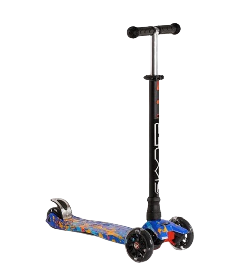 Самокат детский MAXI Best Scooter 4 колеса PU Синий
