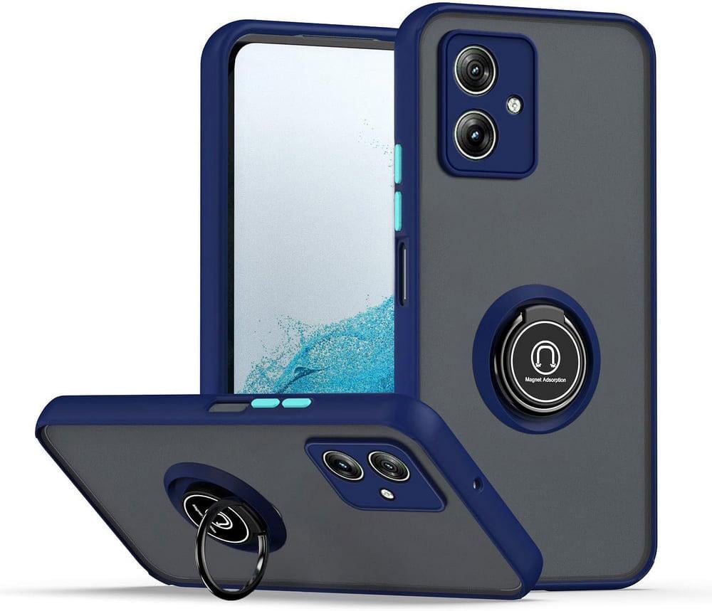 Защитный чехол MatteLuxe Motorola G54 (с кольцом) Blue (38252-28)