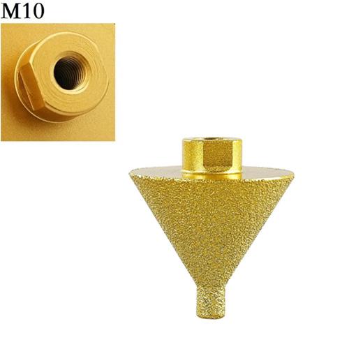 Фреза алмазна конусна для дриля по кераміці/граніту 9-38 мм M10 Gold (927103) - фото 2