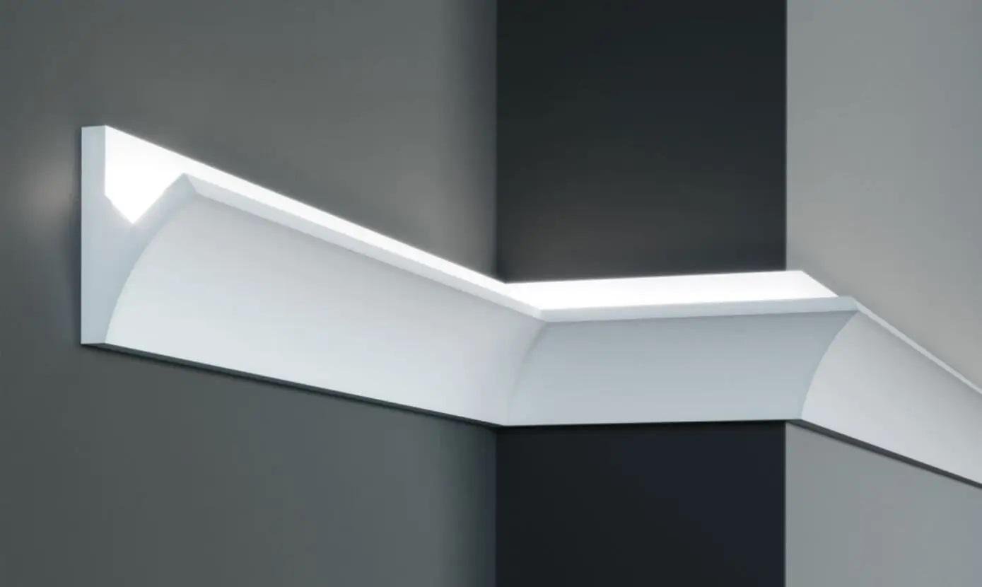 Карниз полиуретановый Tesori для LED освещения 100x60x1150 мм (KD 407) - фото 1