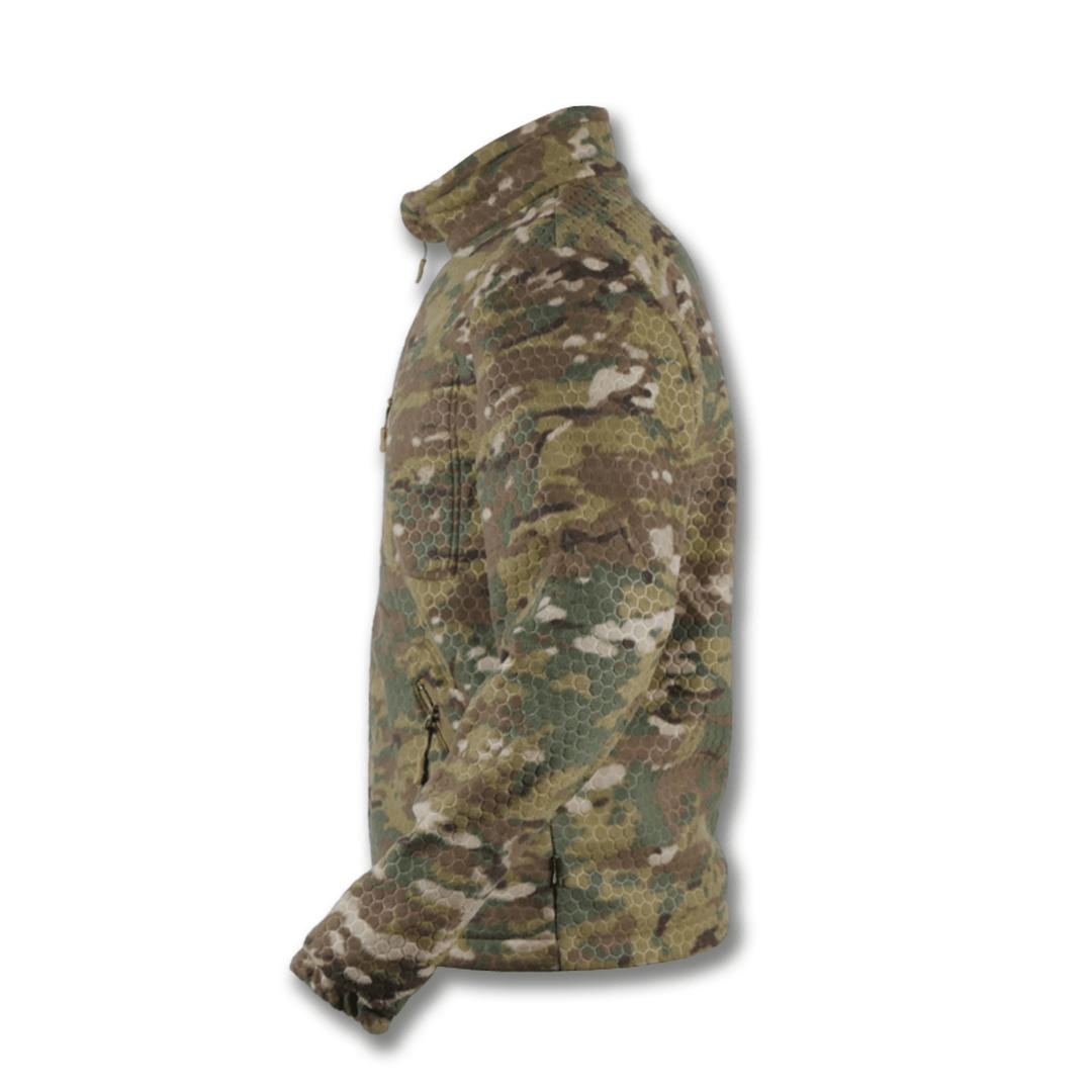 Флісова кофта Militex Windblock Tactical S р. 48 Multicam - фото 2