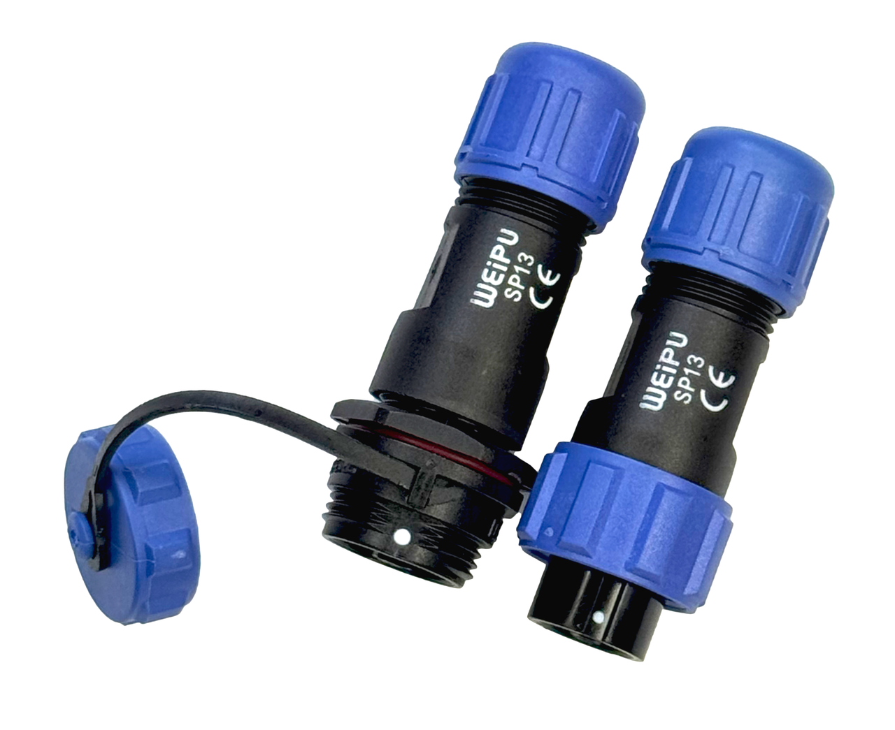 Герметичный разъем Weipu SP1310/P+SP1311/S F-M 7pin IP68 (2757591428) - фото 3