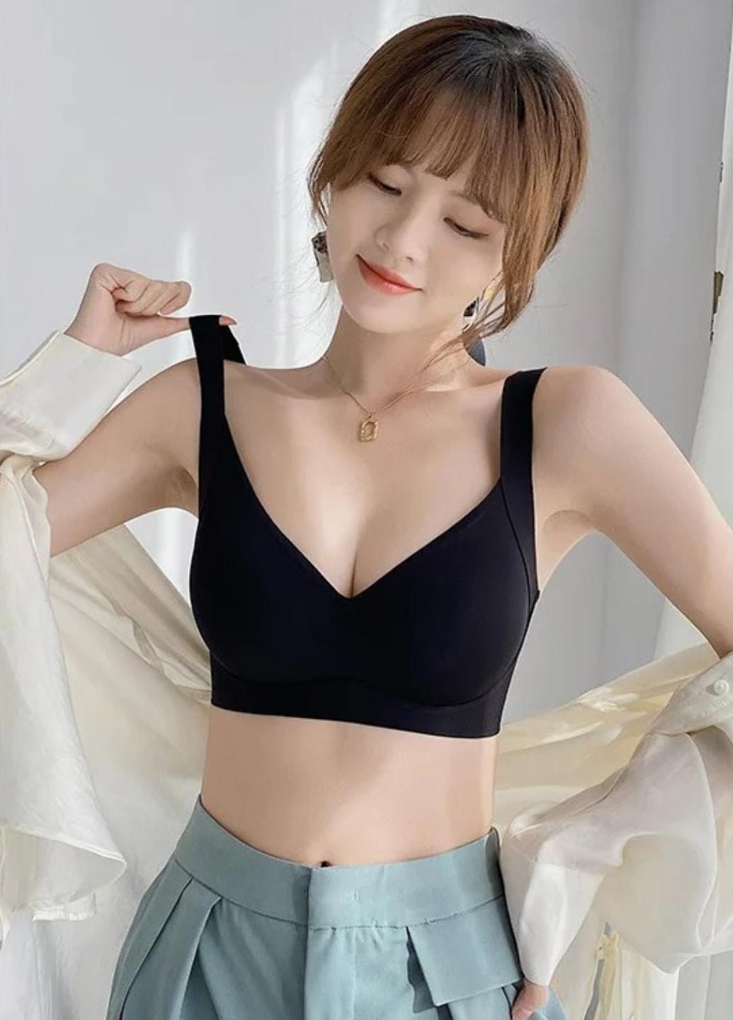 Бюстгальтер-топ на широких бретелях Suave L Черный (1172-46)