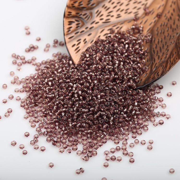 Бисер парчовый 2 мм 50 г Сливовый (БР0002ч18)