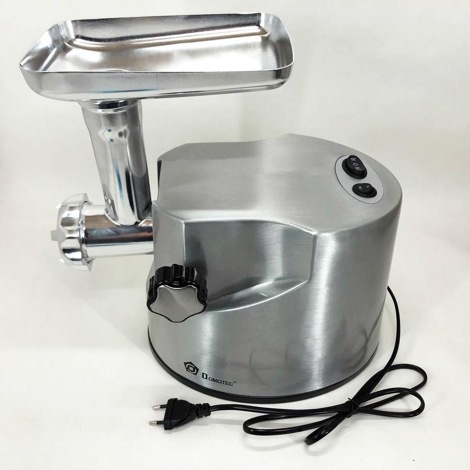 М'ясорубка Domotec 4000 Вт Нержавіюча cталь (298665) - фото 2 М'ясорубка Domotec 4000 Вт Нержавіюча cталь (298665) - фото 2