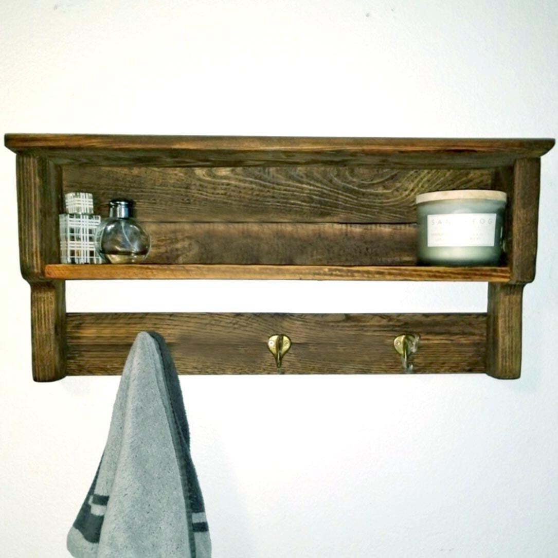 Полка для ванной из дерева Везендорф Мускат (ВНП/011607) Полка для ванной из дерева Везендорф Мускат (ВНП/011607)