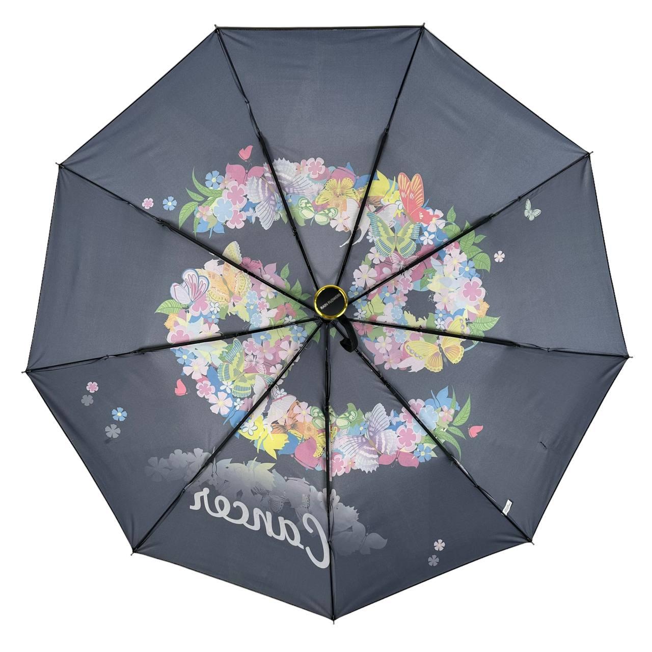 Зонт женский автомат Rain Зодиак Flower Рак Cancer в подарочной упаковке с платком (01040-10) - фото 4