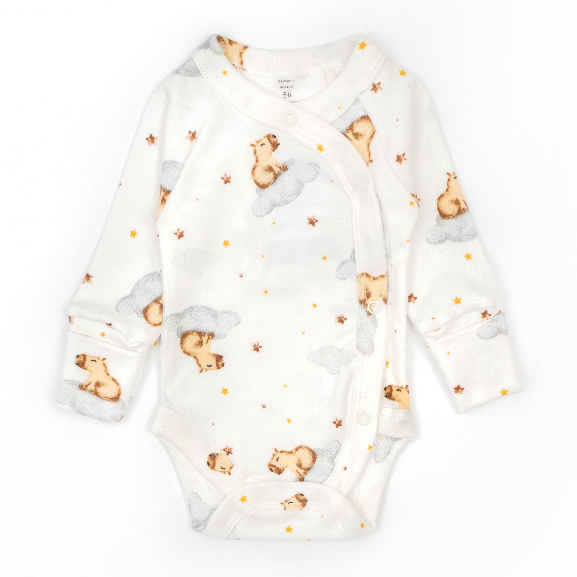 Боді для малюків Dexter’s Baby Capybara 56 см Молочний (132424271569) Боді для малюків Dexter’s Baby Capybara 56 см Молочний (132424271569)