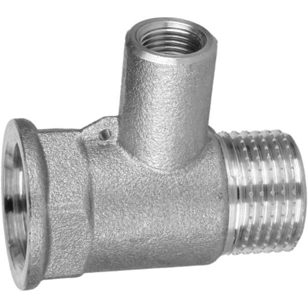 Тройник VA 000027737 никель внутренняя-наружная 1/2"х10 мм (197533)