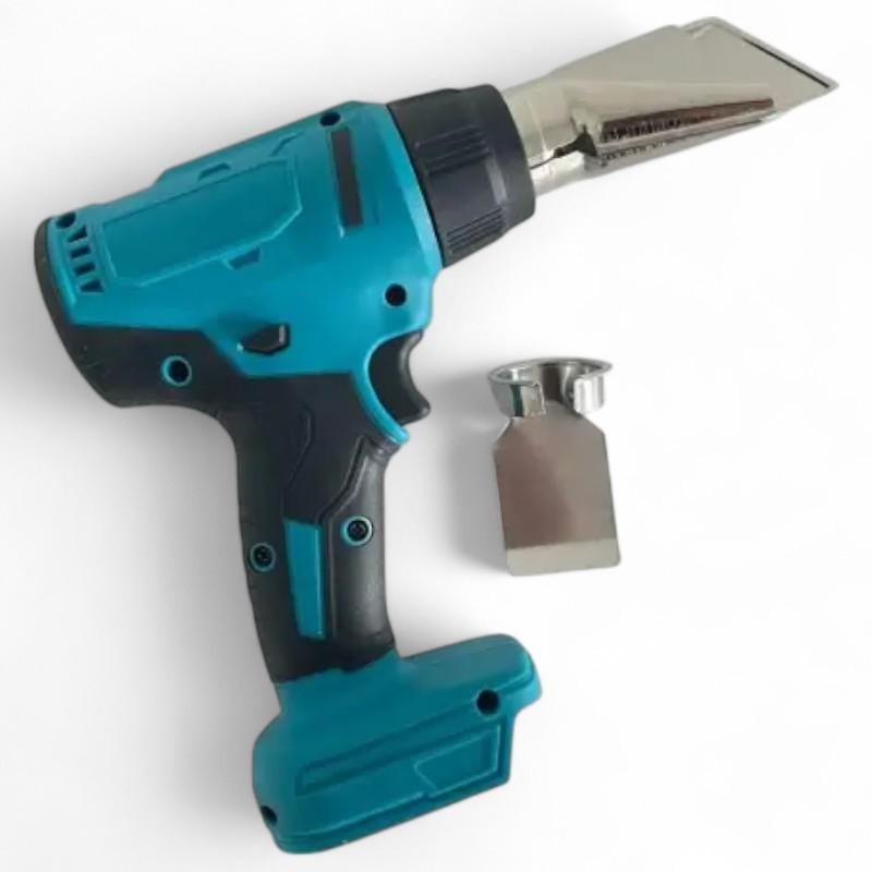 Фен будівельний акумуляторний у кейсі з 3 насадками/2 акумулятори 48 В - фото 6