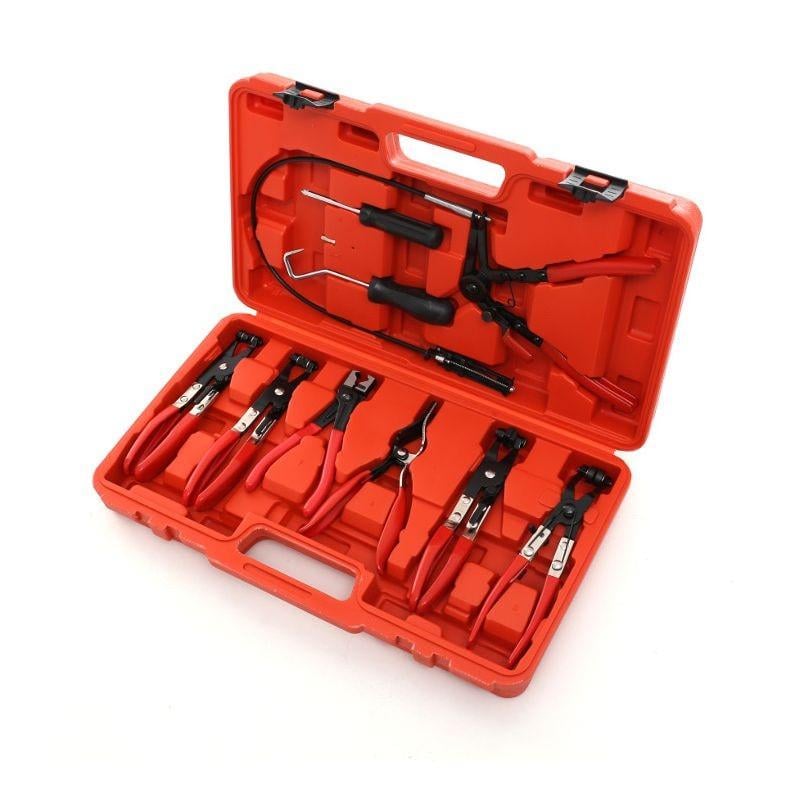 Набор клещей для хомутов и кабельных стяжек Kraft & Dele KD10513 9 шт.