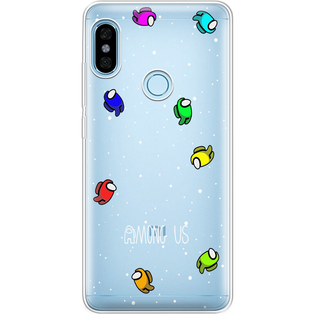 Чехол BoxFace Xiaomi Redmi Note 5 / Note 5 Pro Among Us Invisible Прозрачный силикон (32971-bk76-32971)
