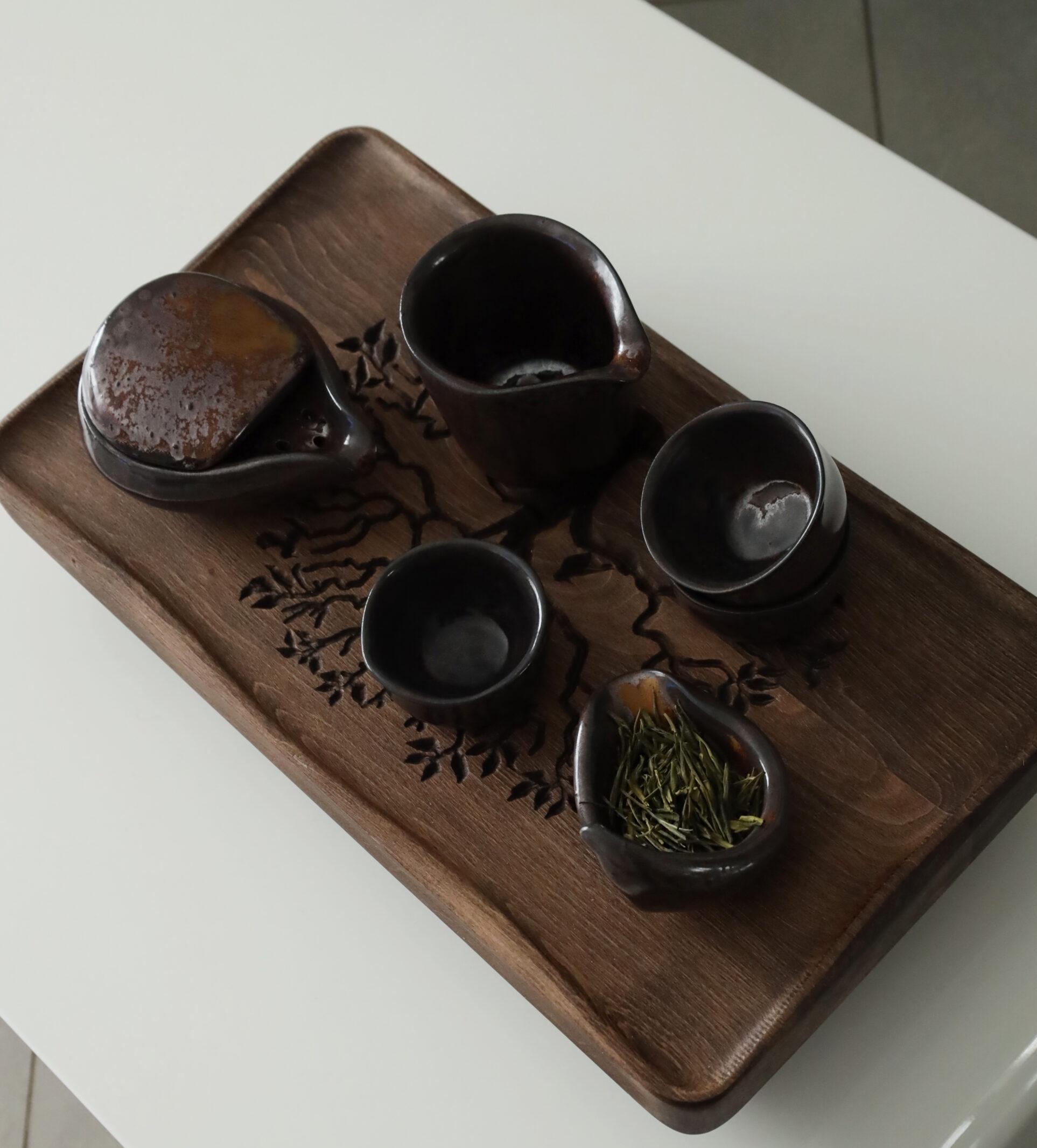 Набор для чайной церемонии Сокровище дракона полный ручной работы (TS-22)