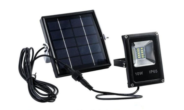Настенный фонарь Easy Power EP-026b с датчиком движения и солнечной панелью Черный