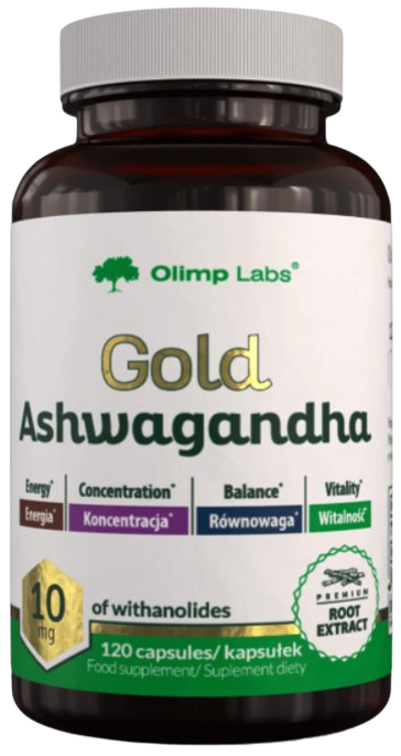 Комплекс Ашваганда Olimp Gold Ashwagandha 120 капсул банка Комплекс Ашваганда Olimp Gold Ashwagandha 120 капсул банка