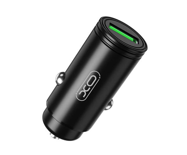Устройство зарядное автомобильное XO CC39 USB 18 W QC3.0 3A cable lightning Black