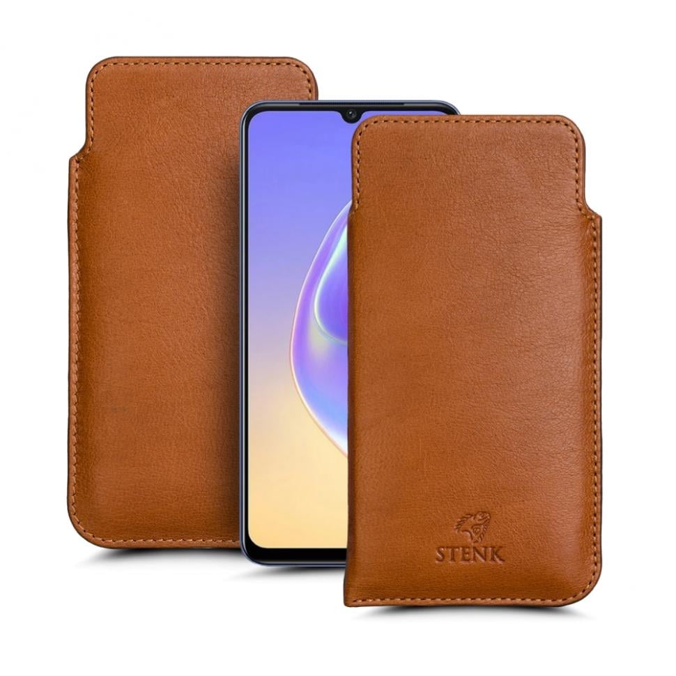 Футляр Stenk Elegance для Vivo V21e 4G Camel (69947)