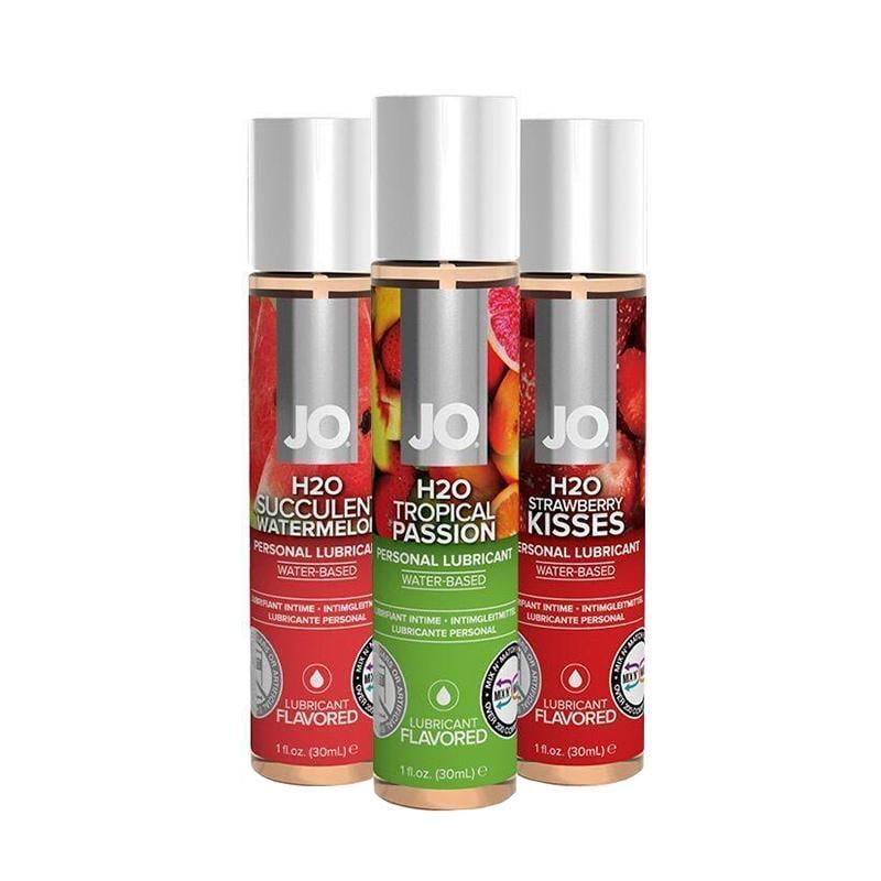 Подарочный набор из 3 лубрикантов JO Tri Me Triple Pack Flavors 90 мл