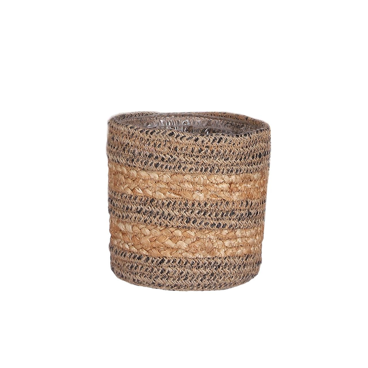 Кашпо плетеное Edelman Finn 16х16 см Бежевый (A-013953)