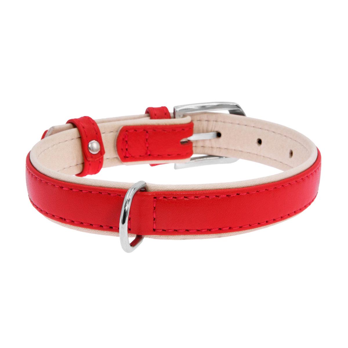 Ошейник Collar Brilliance 15 мм 21-27 см Красный